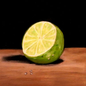 The Lime painting by courtney fisher art