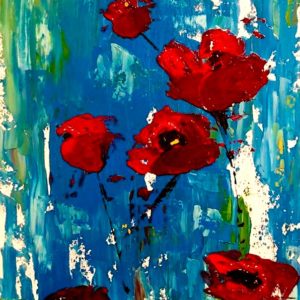 Falling Poppies - Print (original sold)